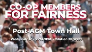 Event: Post AGM Town Hall, July 17, 2019